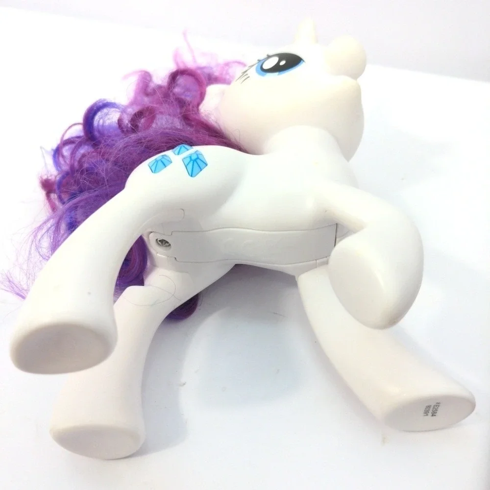 My Little Pony Rarity White Unicorn Figure 2017 Hasbro Light Up Toy E2584 MLP